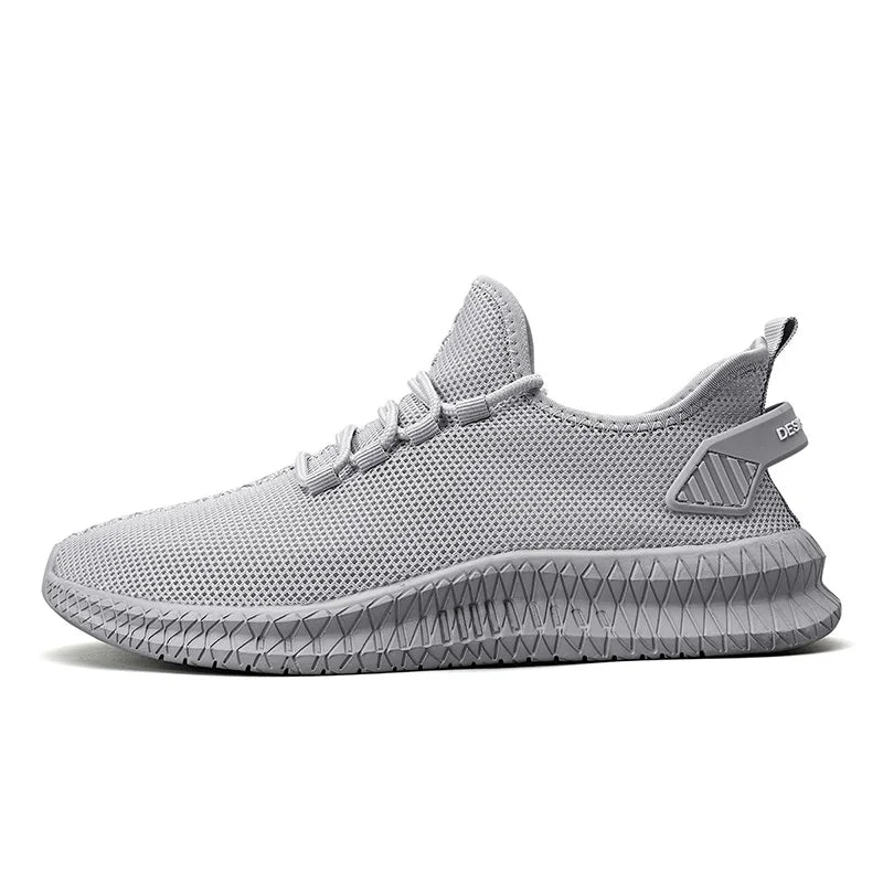 Summer Mesh Men Shoes Breathable Mens Sneakers Trendy Lightweight Walking Big Size Man Tenis Shoes