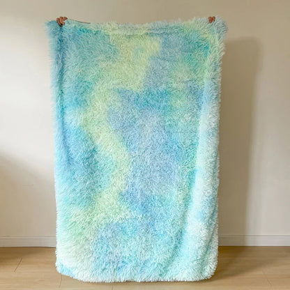 1Pc  Mink velvet fabric Colorful Soft Warm Sofa Throw Blankets Travel Blanket Warm Bedding All Season With zipper Duvet Covers