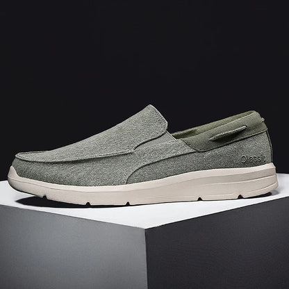 Mocassins Para Homens Sapatos Outono Novo Masculino Sapatos de Lona Clássicos Sapatos de Lazer Confortáveis Tênis Respiráveis Para Homens Mocassins