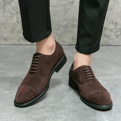 Dress Oxfords Men's Formal Shoes Casual Business Flats Leisure Footwear Party Loafers Retro Men Moccasins Zapatillas Para Hombre