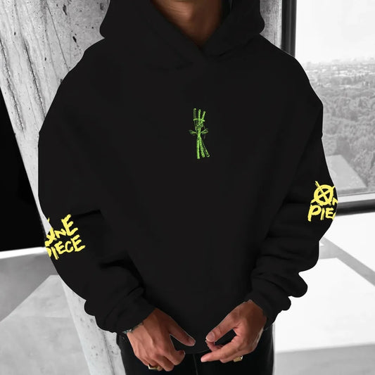 ONE PIECE Men's Hoodie Sweater Roronoa Zoro Japan Anime Spring and Autumn Hip Hop Boys Children's Long Sleeve Parent-Child Wear