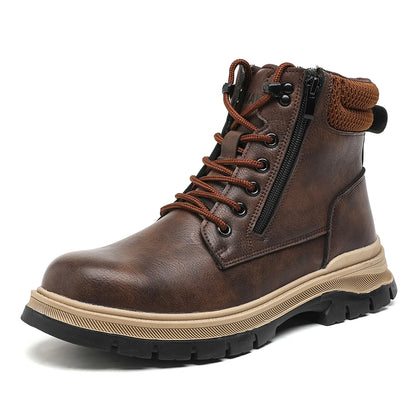 Waterproof Safety Shoes Comfort Men for Work Steel Toe Industrial Boots Man Protection Kevlar insoles Platform Boots