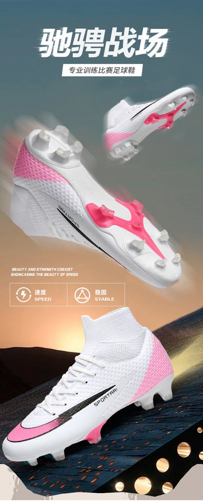 Men TF Football Boots Sneakers Indoor Comfortable High Quality Training Male Soccer Shoes Non Slip Sports Football Shoes Match
