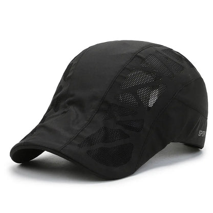 Sports Mens Sun Hats Breathable Mesh Quick-drying Visor Caps Outdoor