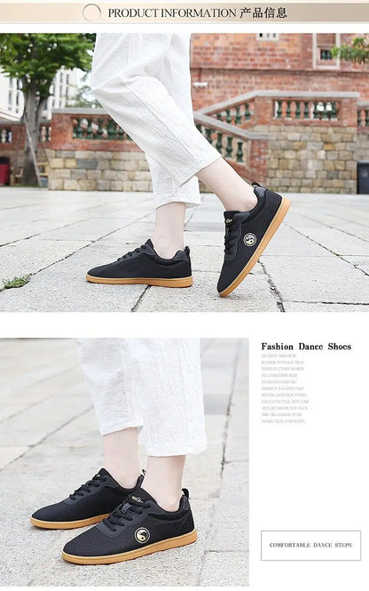 Martial Arts Shoes Unisex Adult Exercise Chinese Traditional Beijing Tai Chi Kung Fu Team Performance Match Men Women Sneakers