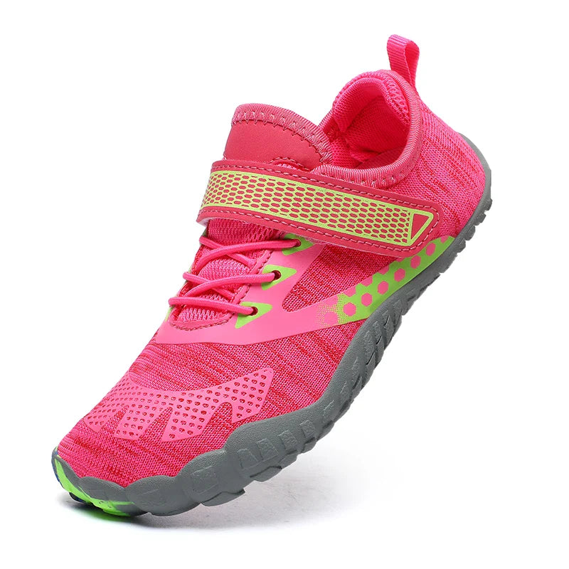 Children's Beach Barefoot Water Shoes, Swimming and Boating, Quick-Drying, Non-slip, Easy to Wear and Take off, Sports Shoes