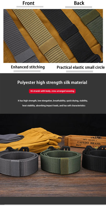 Plus Large LONG Size 125 150 170cm Men Belt Outdoor Tactical Multi-Function Buckle Nylon Alloy Buckle Belts Sports Canvas Belts