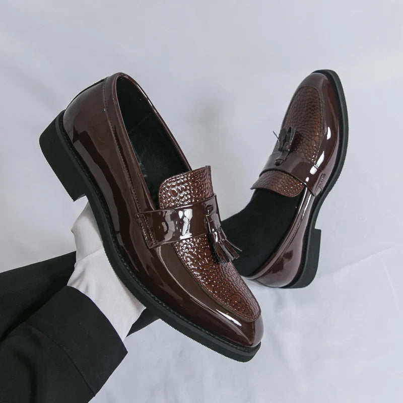 Classic Social Formal Leather Shoes Men Party Leather Casual Business Shoes Men Leather Loafers High Quality Men's Dress Shoes