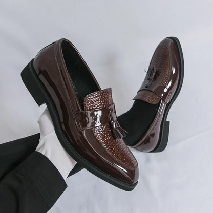 Classic Social Formal Leather Shoes Men Party Leather Casual Business Shoes Men Leather Loafers High Quality Men's Dress Shoes
