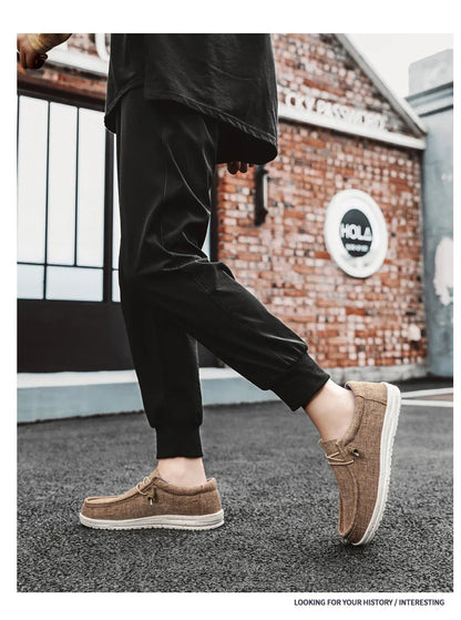 Men Casual Shoes Plus Size Shoes Lightweight Loafers Casual One Foot Shoes Men Comfortable Walking Shoes Sneakers Shoes For Mens