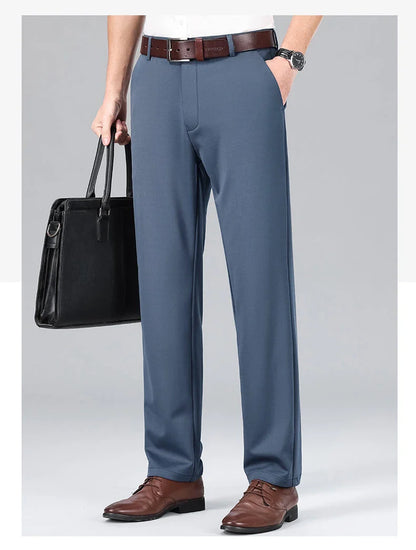 i Mens Stretch Golf Pants Business Casual Dress Pants Regular Fit Straight Leg Work Trousers