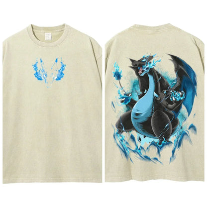 Washed Retro Short Sleeve T-Shirt Casual Summer Wear Men's Comfortable Short Sleeve Half Sleeve Sports Popular Top