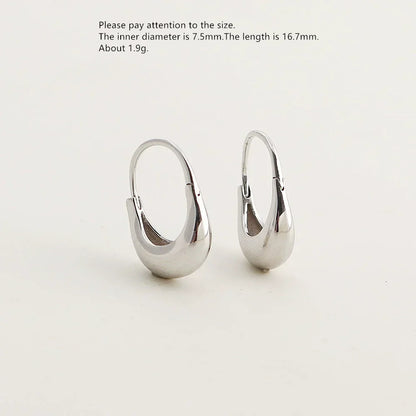 925 Sterling Silver Earring Fashion Geometry Butterfly Zircon Asymmetry Pearl Drop Earring Simple Temperament Trend Women Ear Je