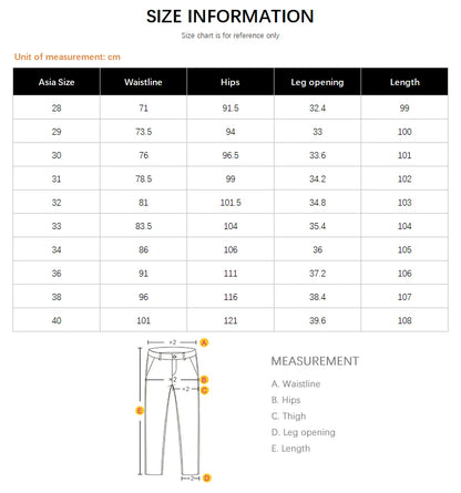 2025 Winter Fleece Jeans Men's Fashion Elastic Slim Straight Warm Trousers Thicken Business Casual Korean Thermal Denim Pants