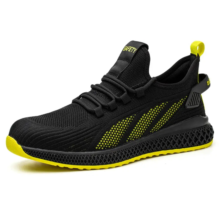 Steel Toe Safety Shoes for Men Women Lightweight Work Sneakers Puncture Proof Work Shoes Unisex Coustruction Safety Work Boots