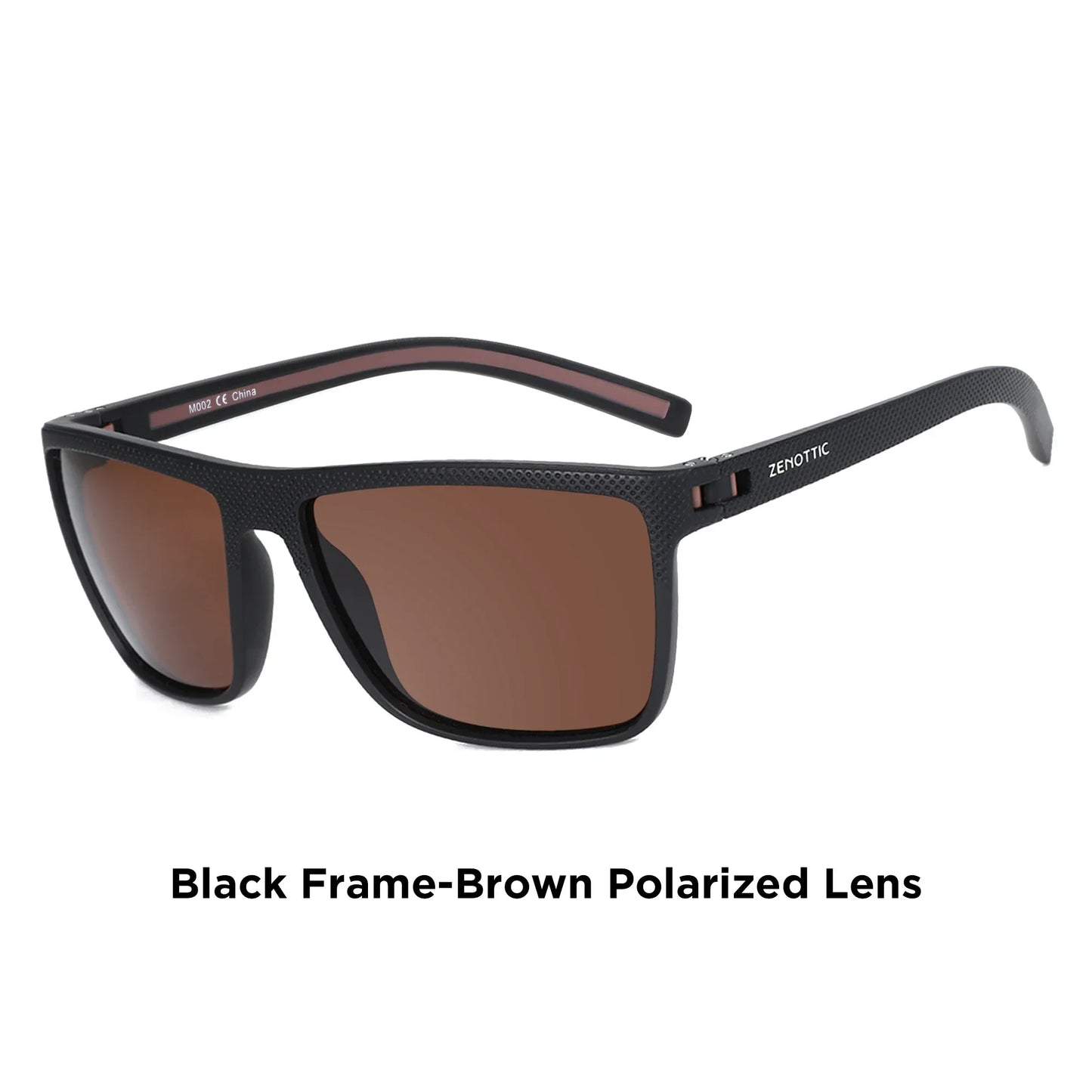 Polarized Sunglasses for Men Lightweight TR90 Frame UV400 Protection Square Sun Glasses