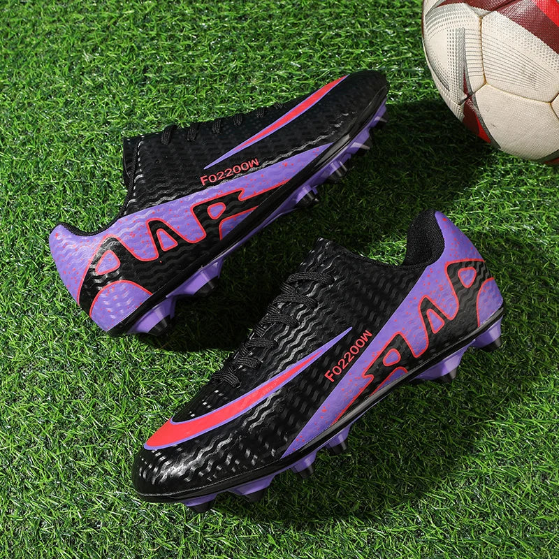 2026 New Men Soccer Shoes Breathable Football Boots FG/TF Turf Boots Non-Slip Wear Resistant Adult Outdoor Training Match Sports