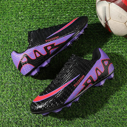2026 New Men Soccer Shoes Breathable Football Boots FG/TF Turf Boots Non-Slip Wear Resistant Adult Outdoor Training Match Sports