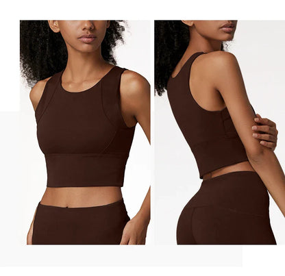 High Elastic Women's 2 Piece Yoga Set with Sports Bra and Leggings High Stretch Pants Bra with Coaster Women's Sports Suit👚