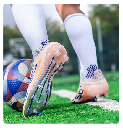 New Men's Soccer Shoes Grass Cleats Futsal Non Slip Indoor Ultralight Fg Turf Football Boots Sport Comfortable Adult Non-Slip