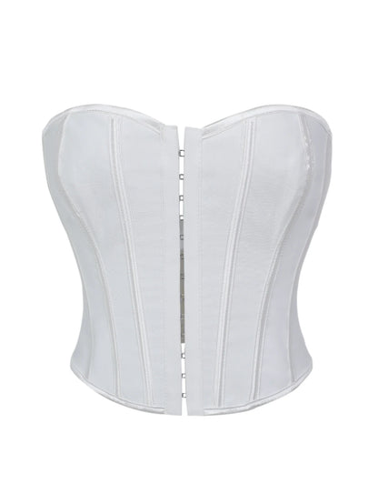 Button down corset for Halloween women is shaping top with a tie at the back