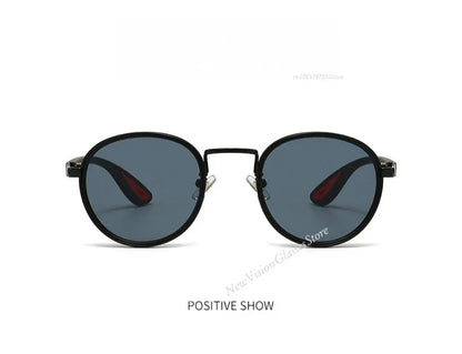 Vintage Designer Outdoor Sunglasses Men Round Fashion Plastic Titanium High Quality Sun Glasses Man UV Protection Glasses Woman