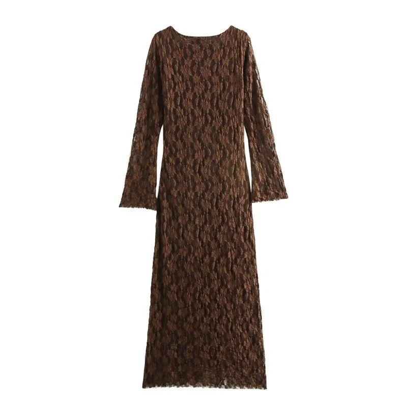 Autumn Winter New Arrival Women's Faion Design Sensation Slim Fit Gown 2024