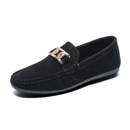 Fashion Suede Men Casual Shoes  Breathable Comfort Slip-on Mens Driving Shoes Luxury Brand Men Loafers Mens Lazy Shoes Moccasin