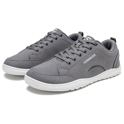 Unisex Canvas Barefoot Shoes Zero Drop Minimalist Sneakes Wide Width Outdoor Trail Running Shoes