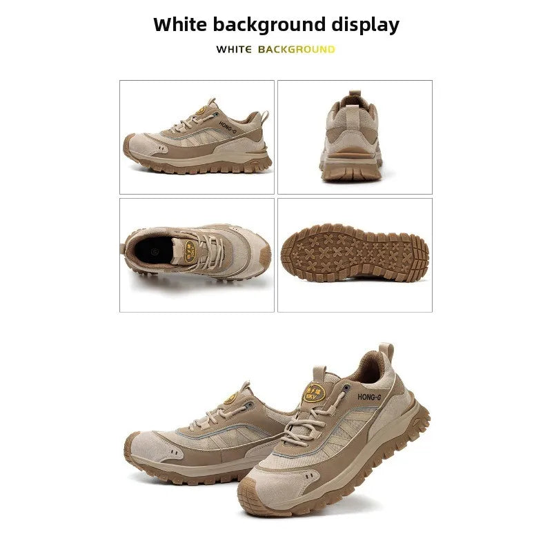 Lightweight Steel Toe Cap Shoes 10KV Anti Slip Comfortable Wear-Resistant Insulation Anti Smashing Piercing for Safety Workwear