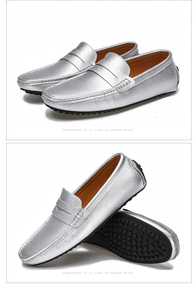 Loafers Shoes Men Fashion Shoes New Spring Comfy Men's Flats Moccasins Classic Original Leather Men Casual Shoes
