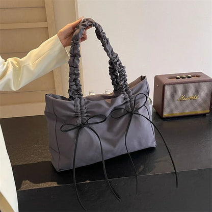Solid Color Nylon Casual Shoulder Bags Large Capacity High Quality Versatile Crossbody Bags for Women 2025 Fashion Hot Sale