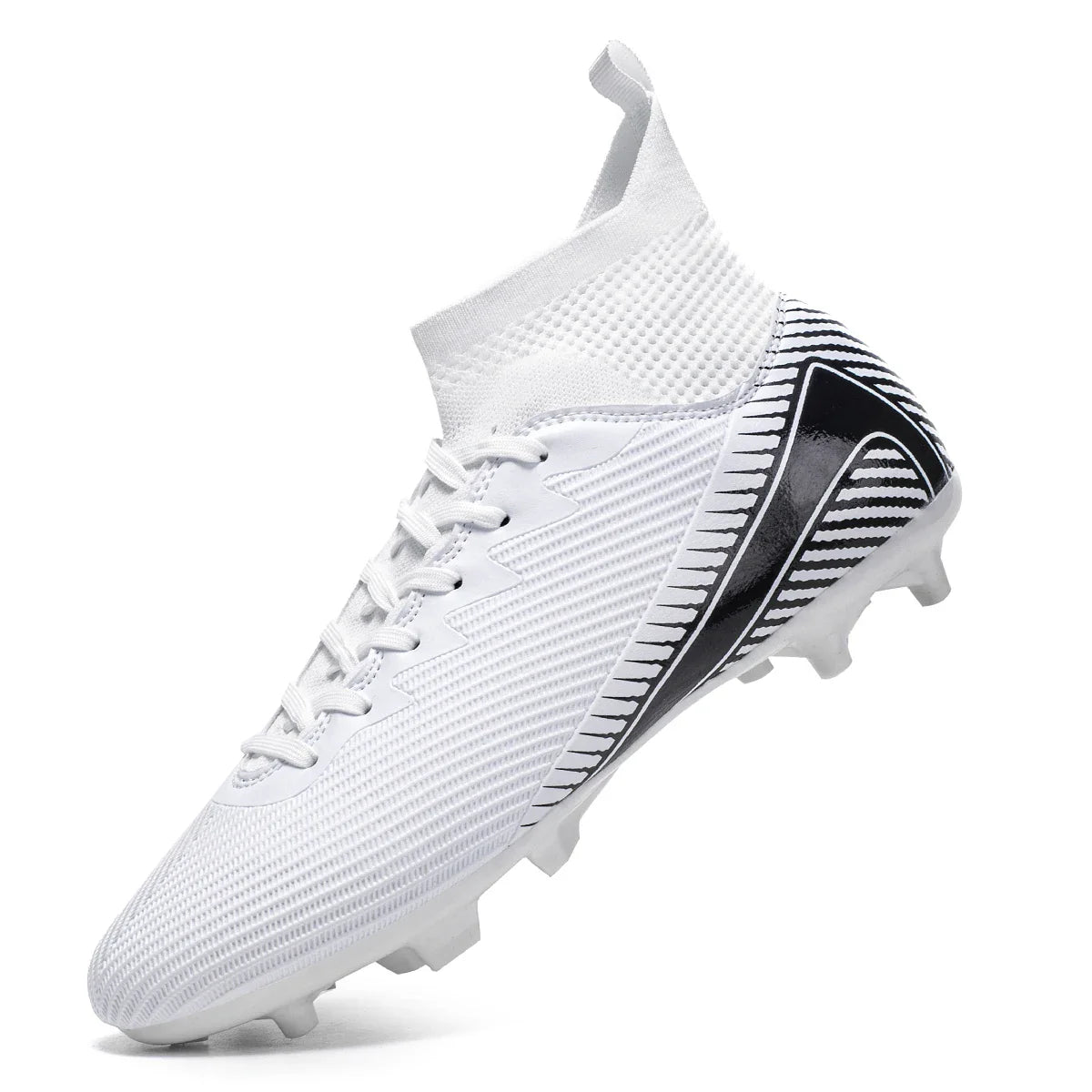 Breathable AG FG football shoes PU Fabric Mesh Upper TPU Wear-resistant Sole Non-slip Design For Kids Youth Daily Play
