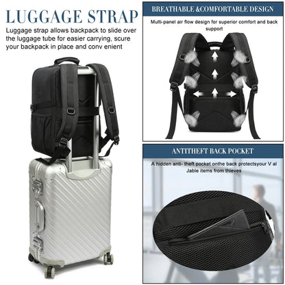 travel backpacks 40x20x25 ryanair cabin bag Unisex Carry-On Suitcase.15.6-inch Laptop Backpack For School,night reflective strip