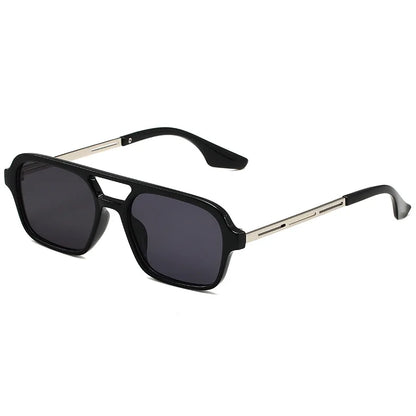 Sunglasses Female Vintage Hollow Leopard Blue Oculos De Sol Woman