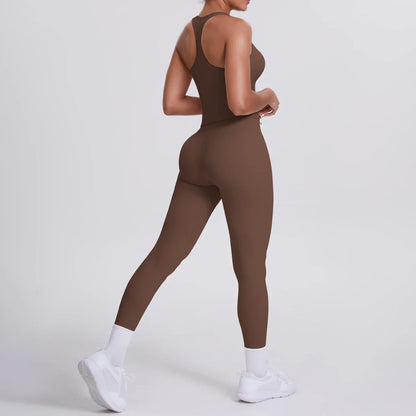 Yoga Top Set Fitness Gym Suit Training Sleeveless Sport Gym Tops Crossover Back Sports Underwear Tummy Control Slimming