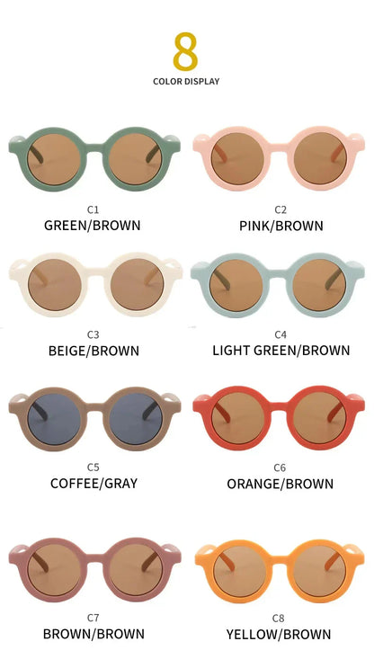 2024 new children's sunglasses yuanchaotong UV400 plastic  glasses  sunglasses