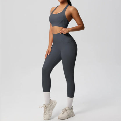 Yoga Suit Sports Set Womens Sportswear Sports women's yoga bra  Tummy Control Slimming Booty Leggings Women's tracksuit