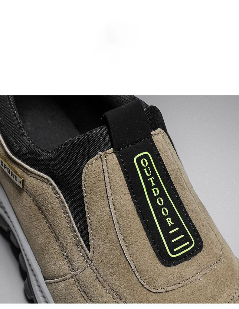 Outdoor Comprehensive Training Shoes Casual Men's Shoes Breathable Suede Leather Shoes Non-slip Walking Shoes Sports Shoes