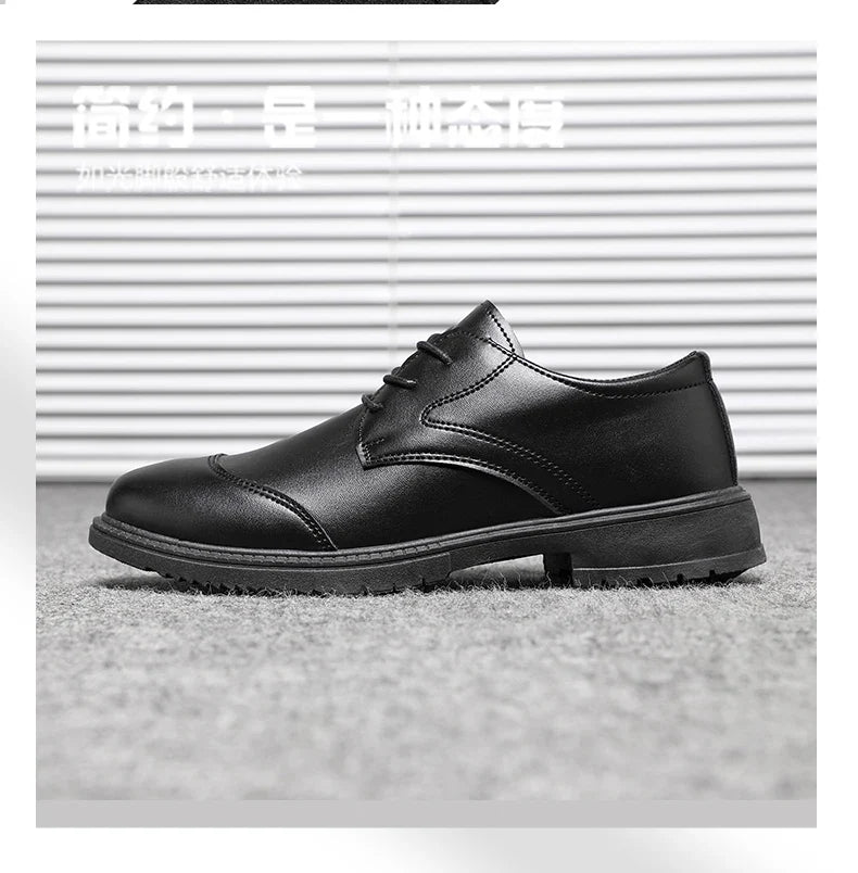 High Quality Italian Luxury Brand Lace-Up Non-slip Men Driving Shoes Leather Men Casual Shoes Breathable formal Mens Dress Shoes