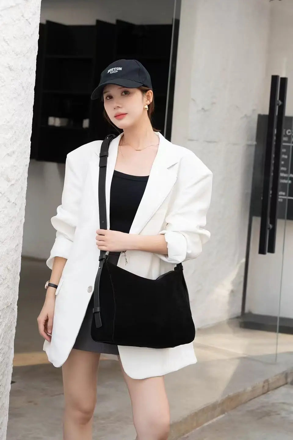 Genuine Grade Suede Leather Luxury Designer Large Capacity Women's Tote Bag Vintage Shoulder Crossbody Underarm Bags Trendy New