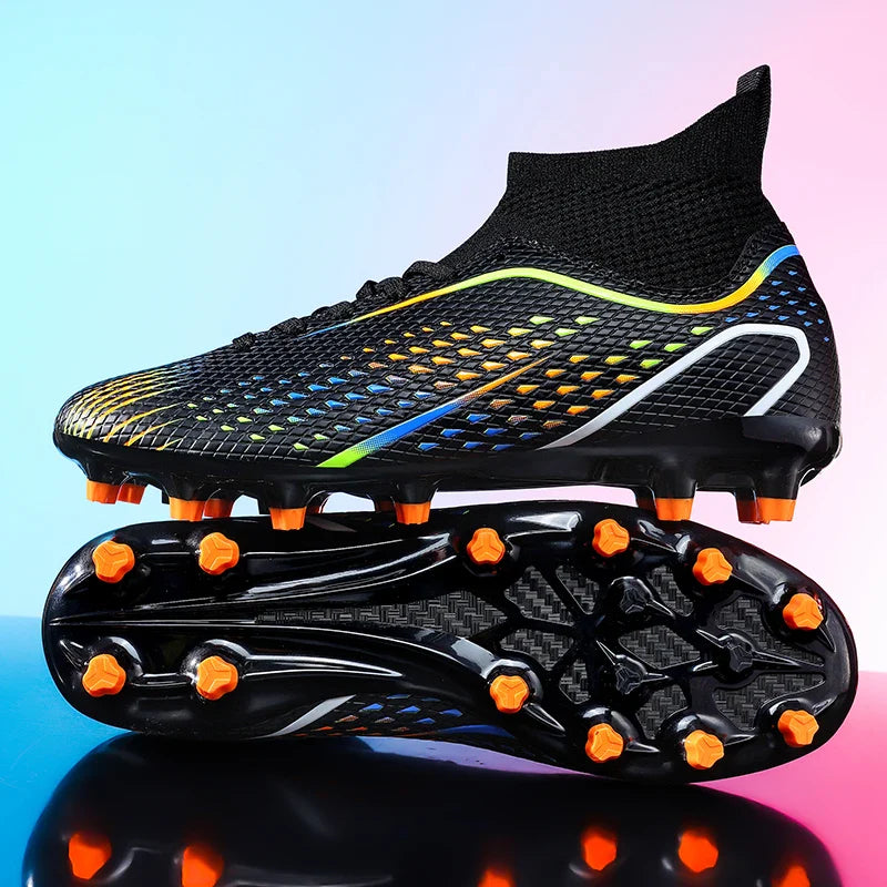 Soccer Shoes FG/TF Man Outdoor Training Football Boots Woman Sneakers Ultralight Non-Slip Sport Turf Soccer Cleats Large Size