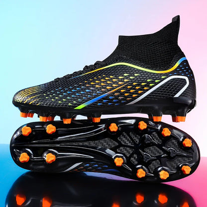 Soccer Shoes FG/TF Man Outdoor Training Football Boots Woman Sneakers Ultralight Non-Slip Sport Turf Soccer Cleats Large Size