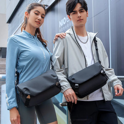 Leather Waterproof Multifunction Messenger Bag Large Capacity Sling Shoulder Bags mens crossbody bag
