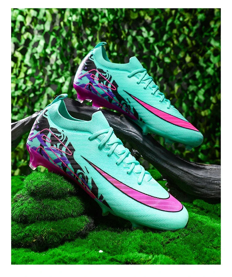 Hot Selling Soccer Shoes Society Professional Grass Training Original Football Field Boots Cleats Indoor Non Slip Futsal Sneaker