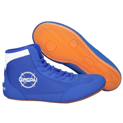 Botas de luta profissional masculinas e femininas 5 cores Sapatilhas de boxe Casal Antiderrapante Tênis Botas de luta masculinas respiráveis