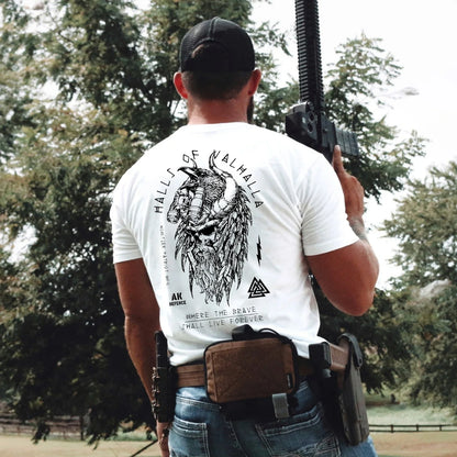 Short Sleeve T-Shirt American Tough Guy Short Sleeve T Summer Tactical Military Fan Top Men