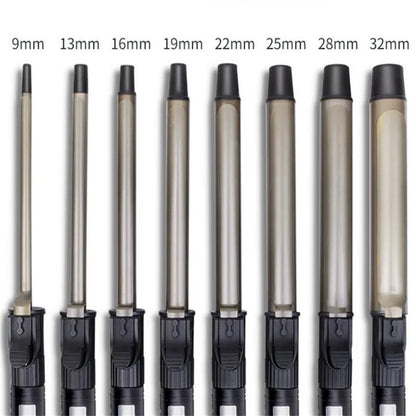 9/19/25/28/32mm ProfessionalAutomatic Rotating Curling Iron Temperature Display Ceramic Hair Curler Hair Curler Anti Scalding