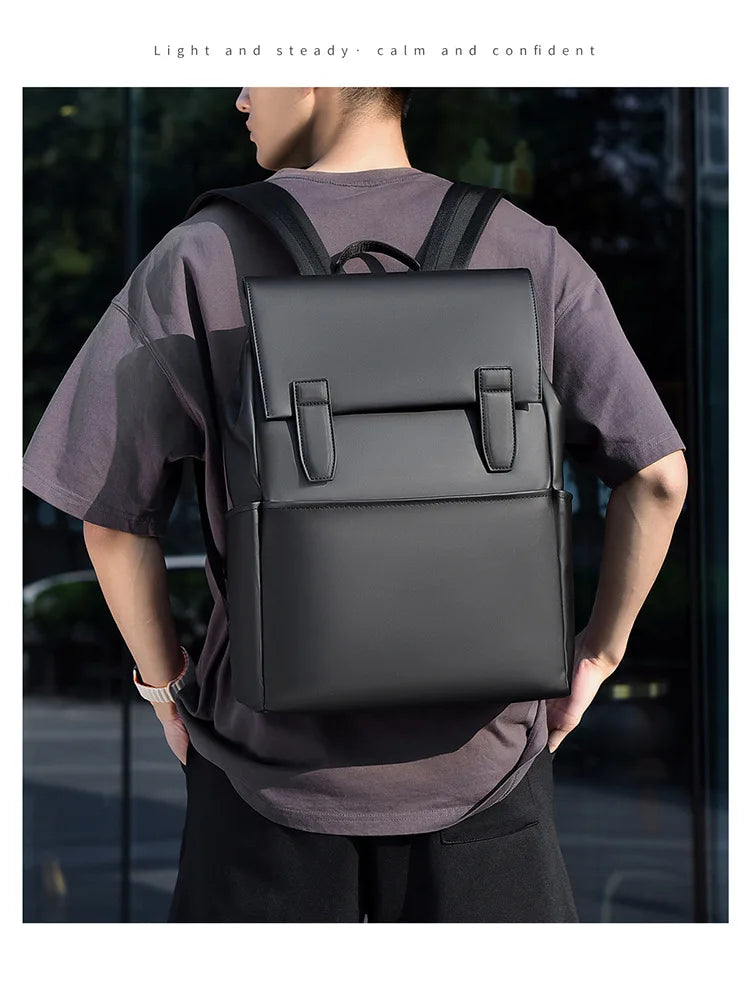 Cross-border New Men's Backpack High-end Casual Versatile Business Laptop Bag Daily Commute Large Capacity Backpack