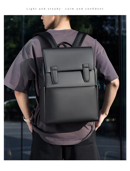 Cross-border New Men's Backpack High-end Casual Versatile Business Laptop Bag Daily Commute Large Capacity Backpack